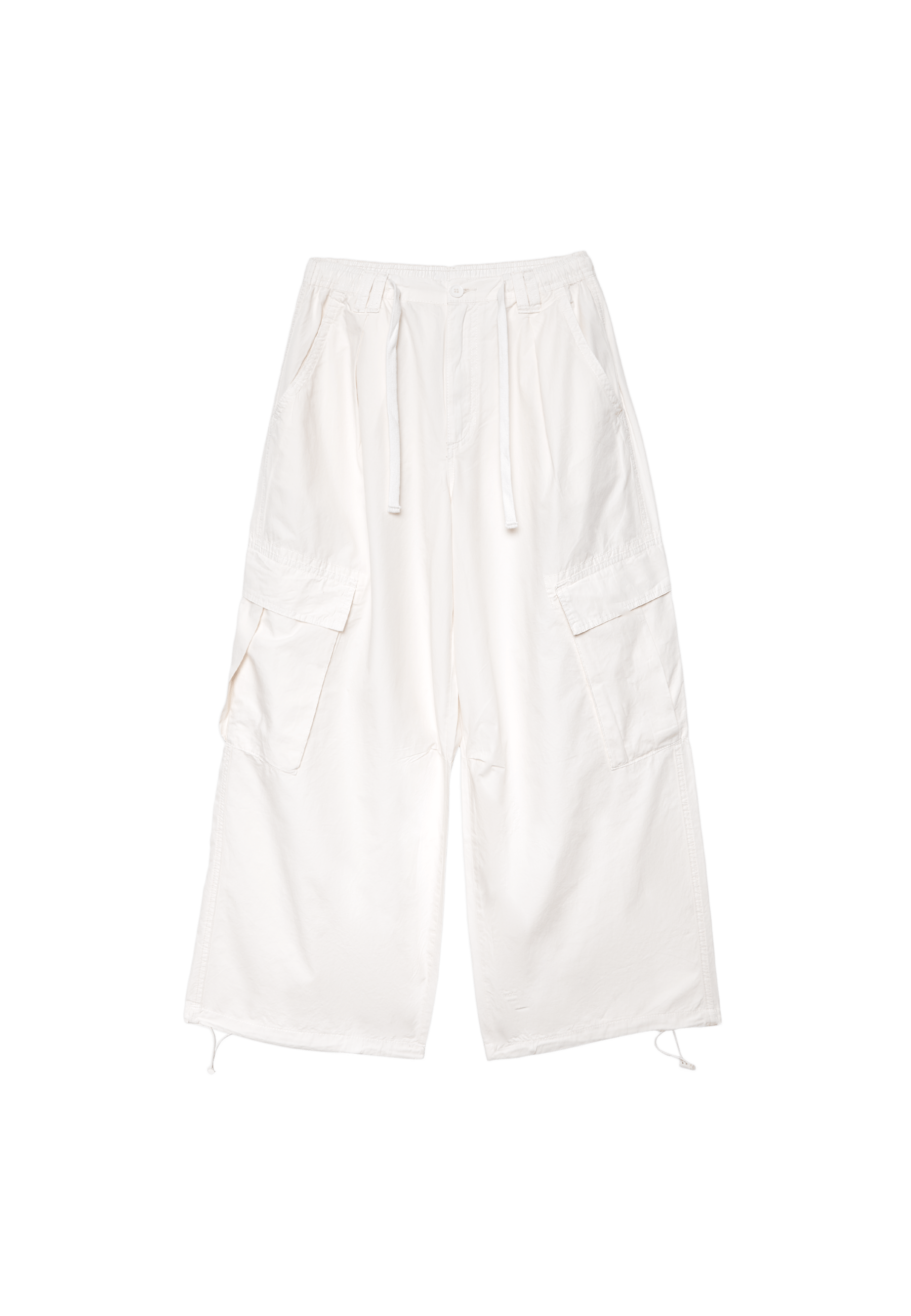 Stoperli poplin pantolon - Görsel 16