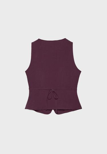 Buttoned waistcoat — Purple 8