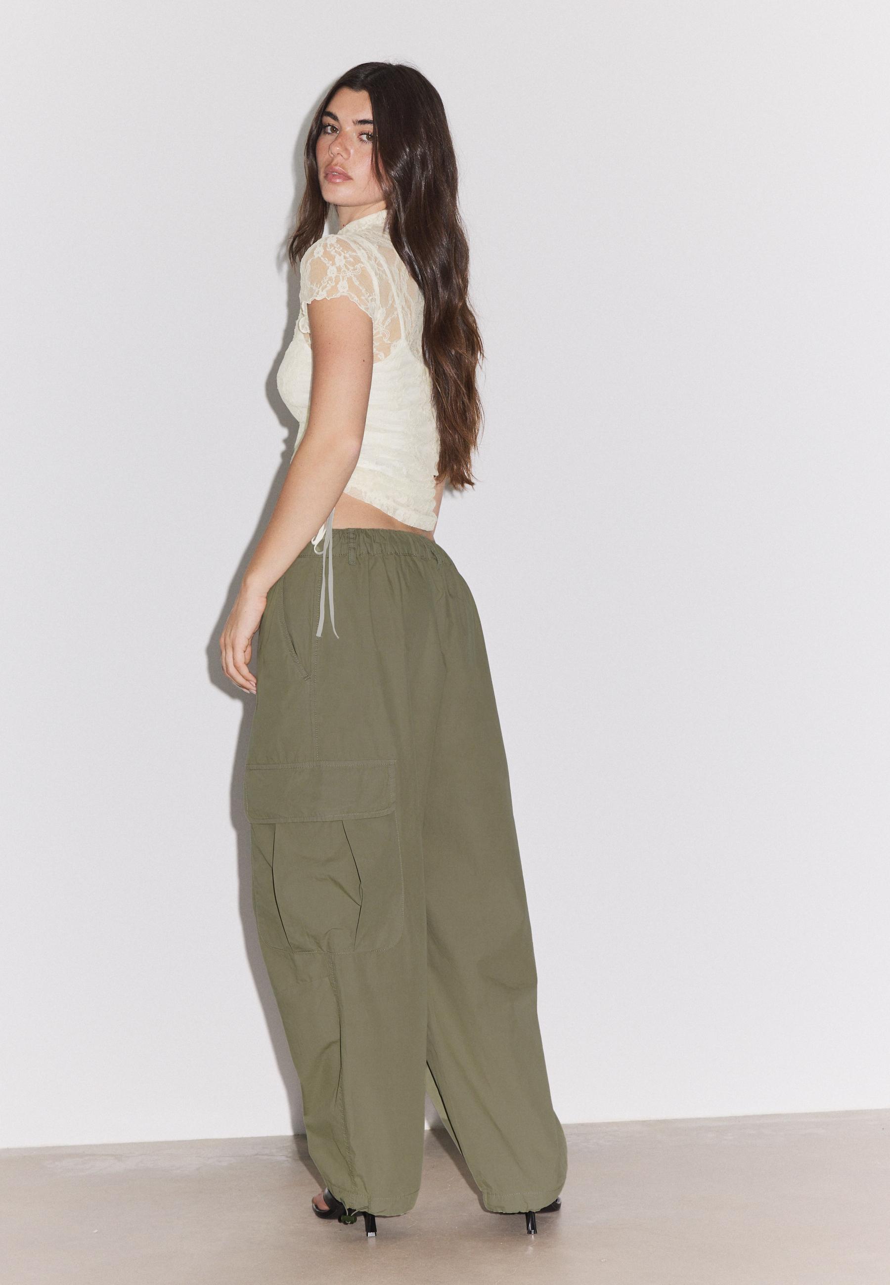 Poplin kargo pantolon - Görsel 10