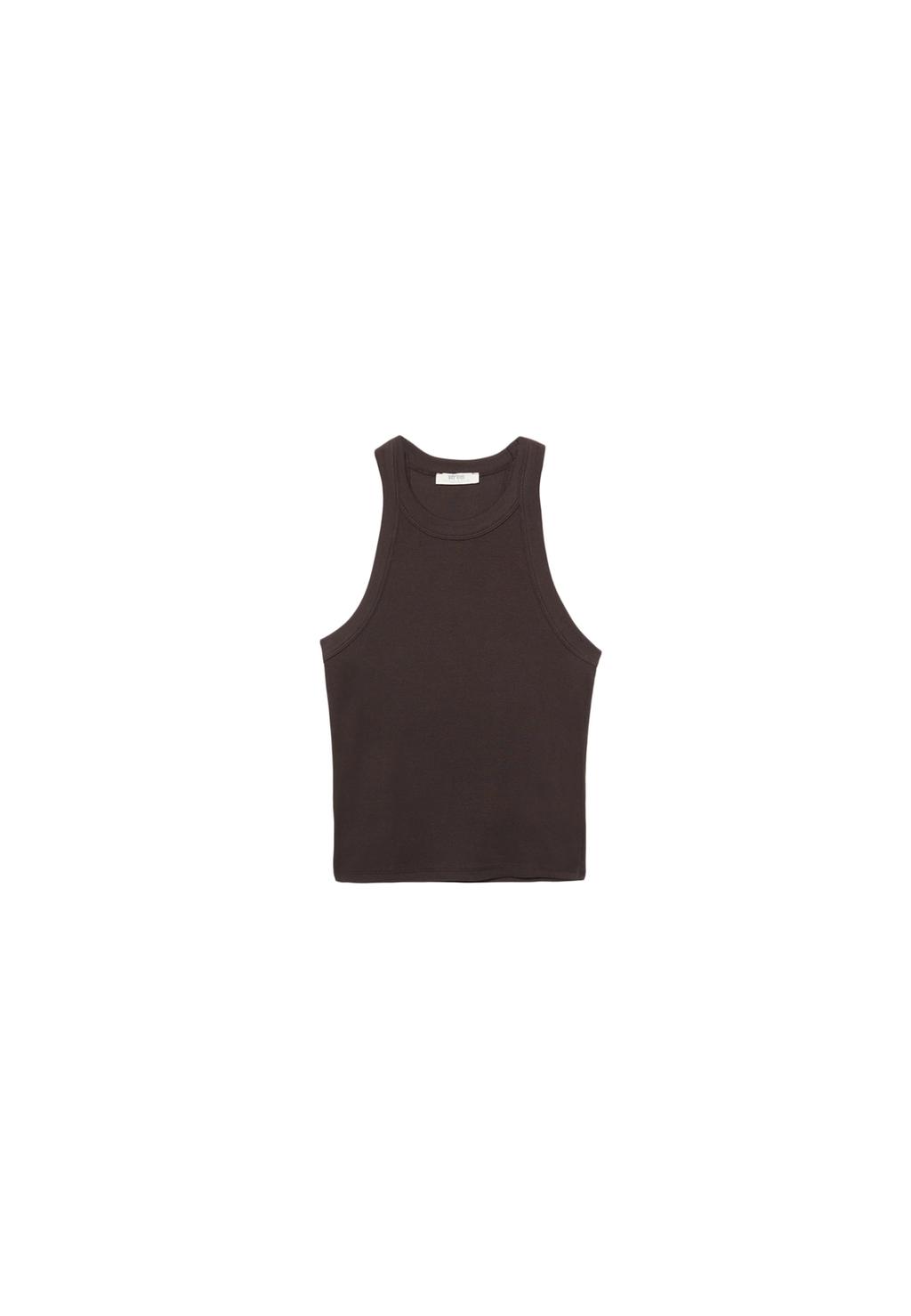 Ribbed vest top