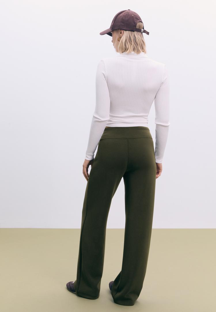 pantalon jogger recto nervio tacto suave