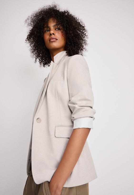 basic triko blazer ceket