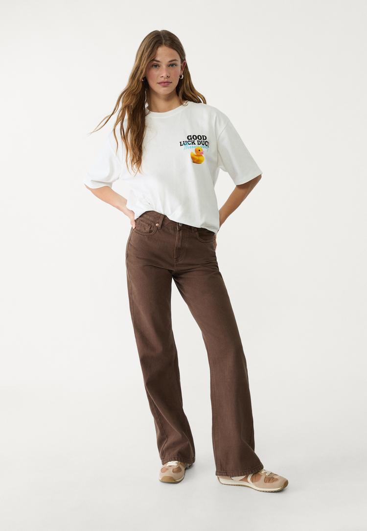 camiseta oversize heavy cotton patito