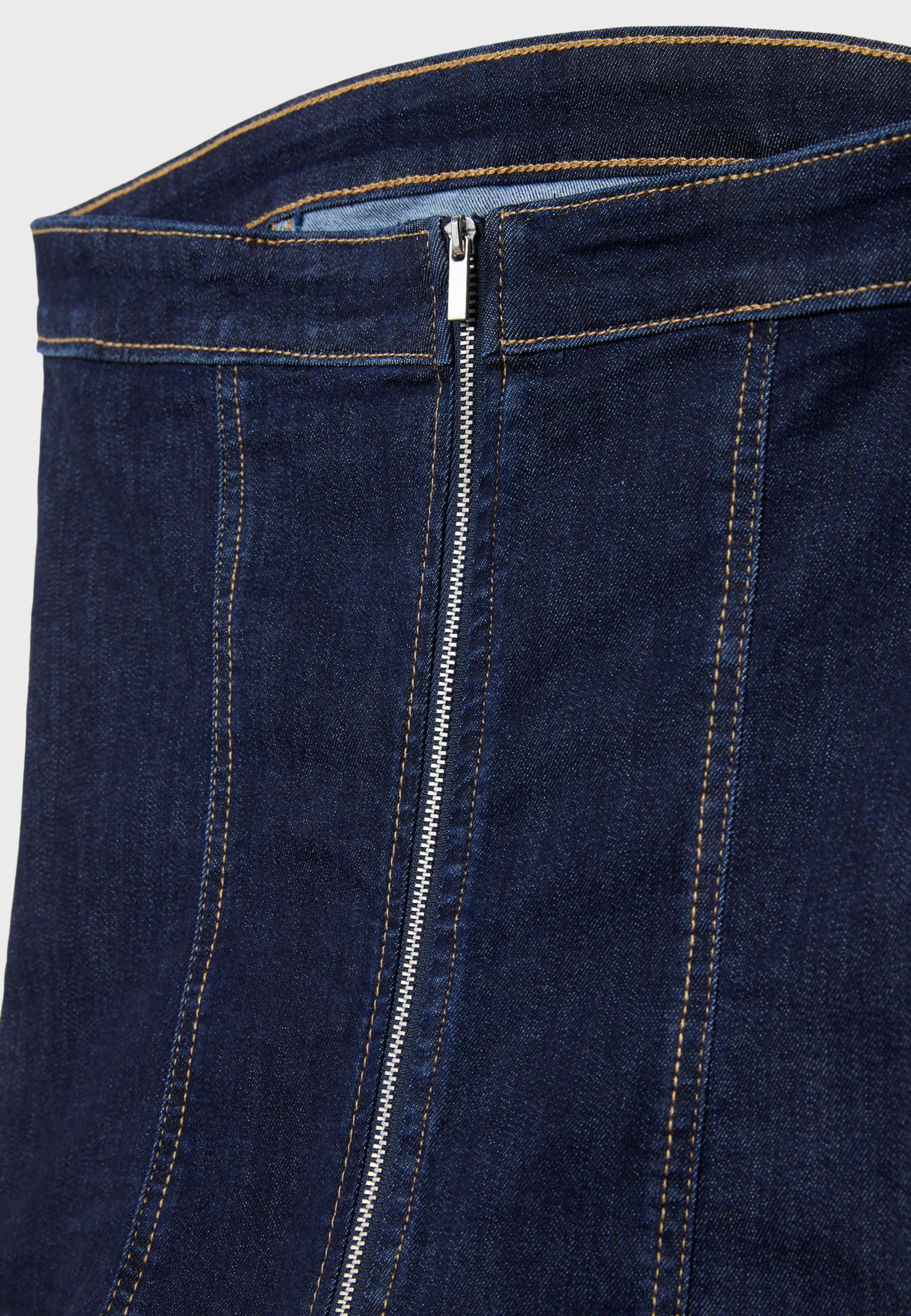 Denim bandeau top — OVERDYED BLUE DENIM
