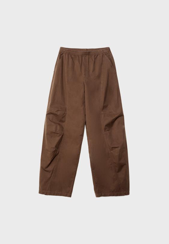 Dikişli barrel pantolon_8