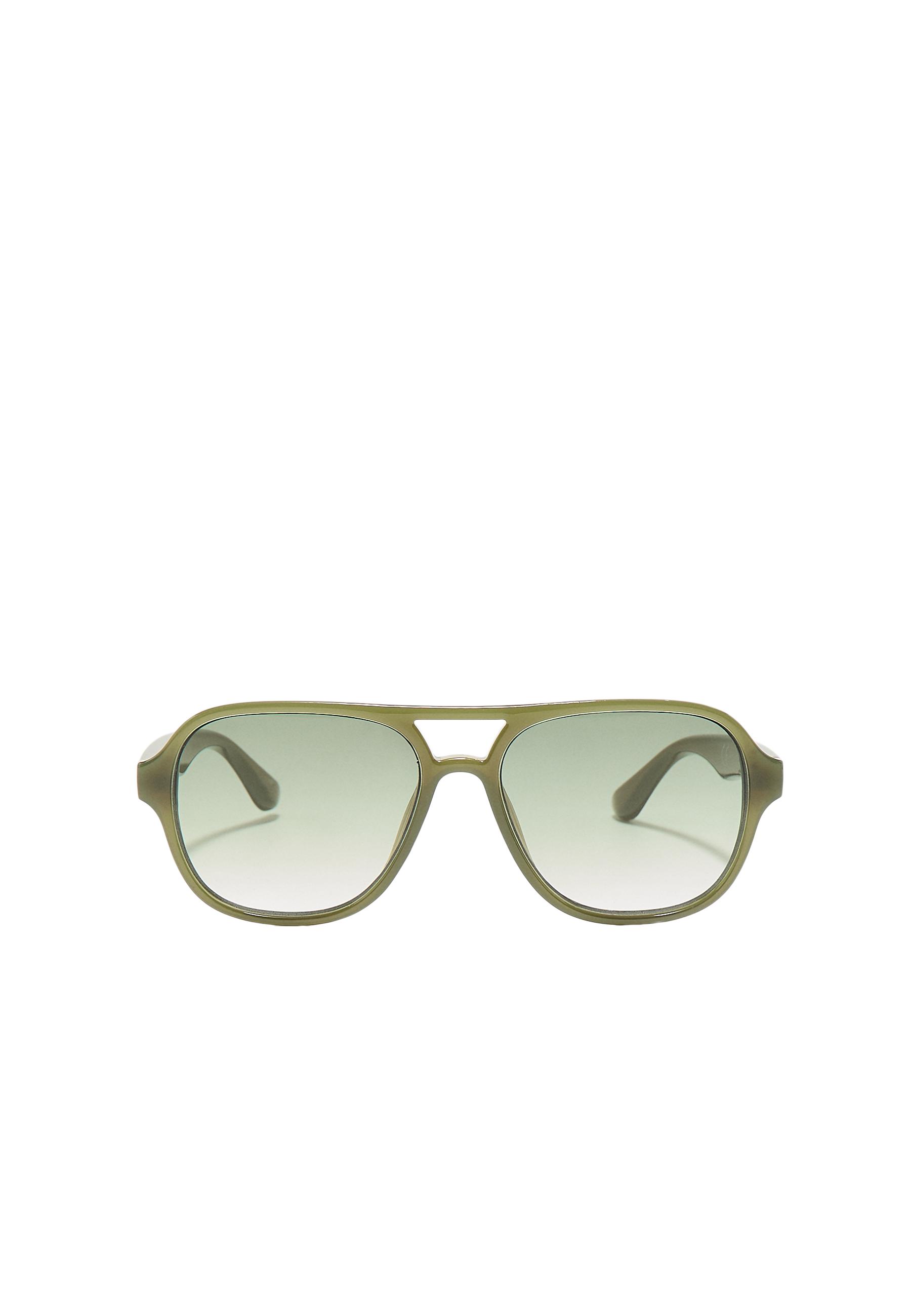 Double-bridge sunglasses — Khaki