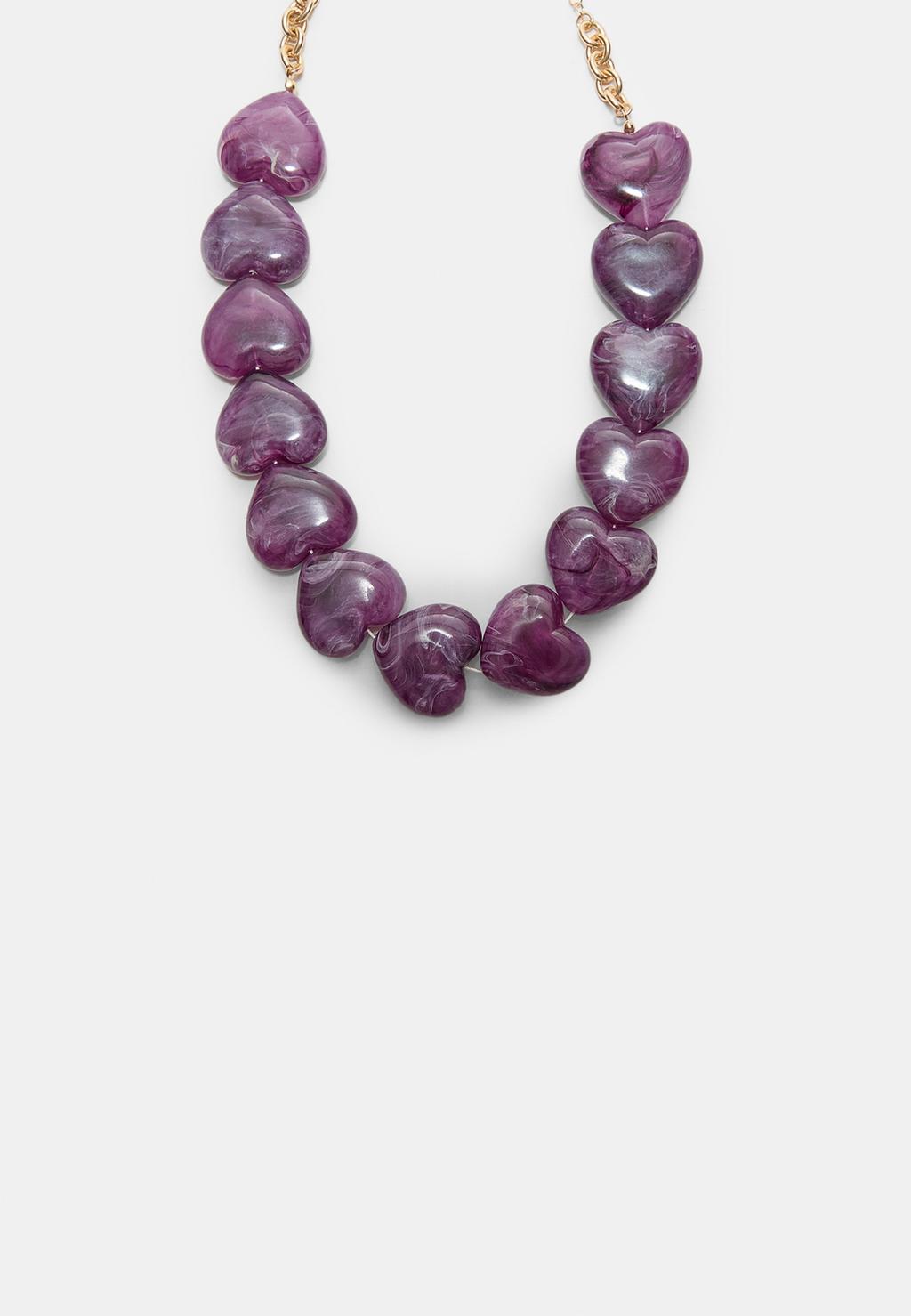 Collar maxi corazones