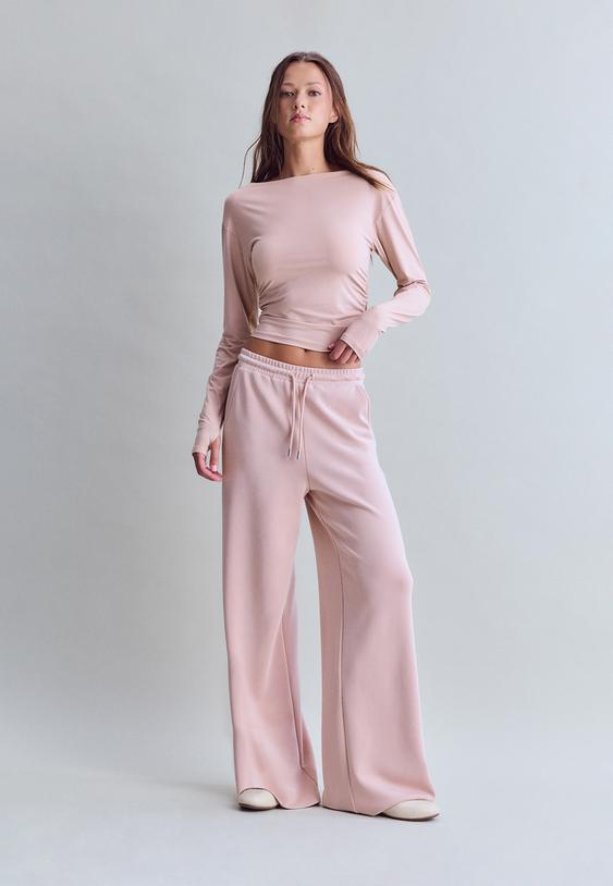 Mekane Jogger Palazzo Hlače