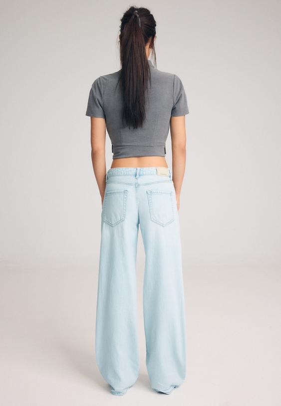 d91 dusuk bel genis paca jean