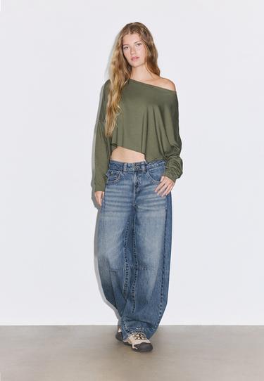 Long sleeve T-shirt — Khaki 2