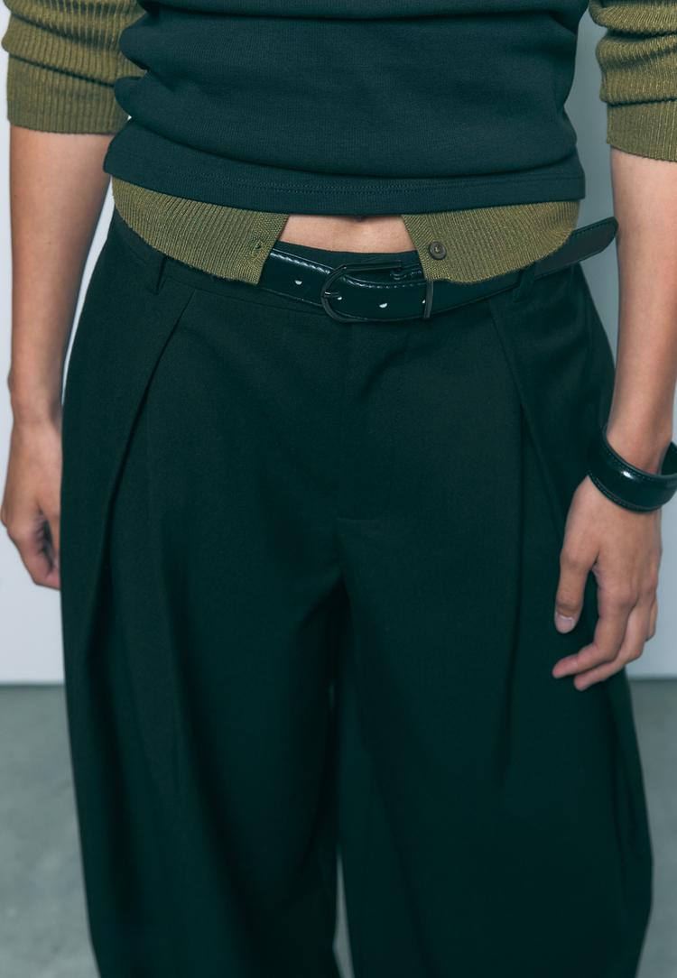pantalon maxi pinza cinturon
