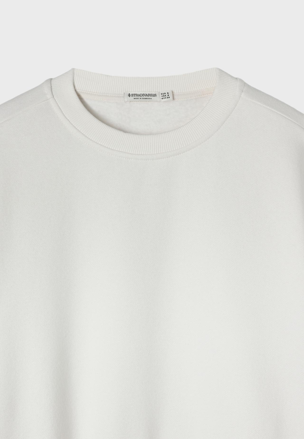 Basic sweatshirt — Ecru