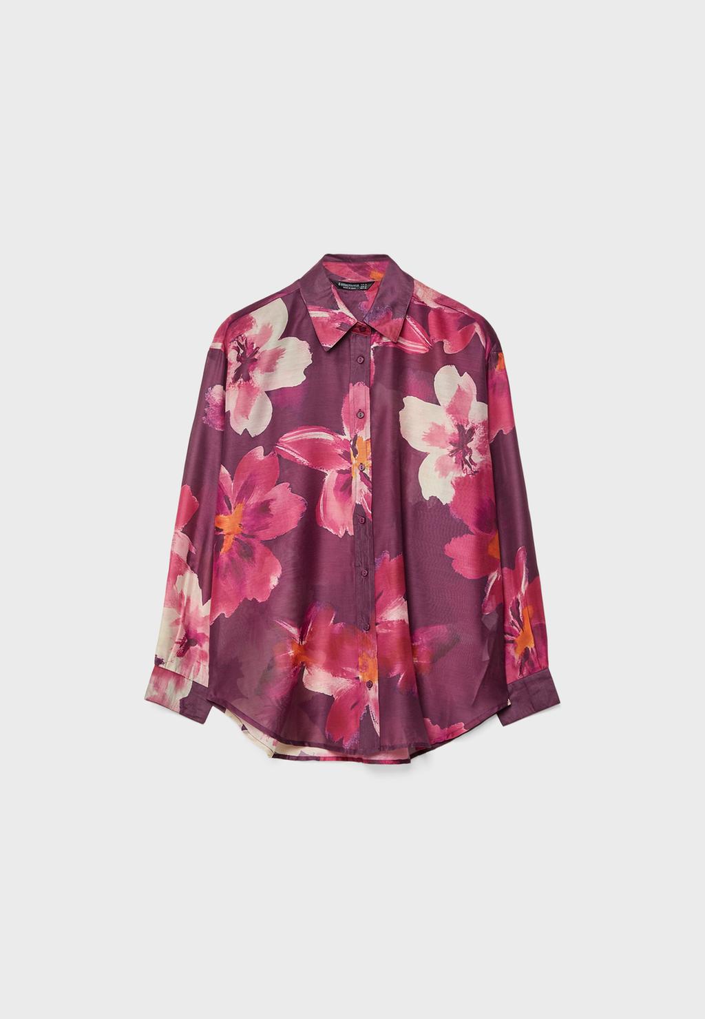 Chemise fluide imprimée du quotidien