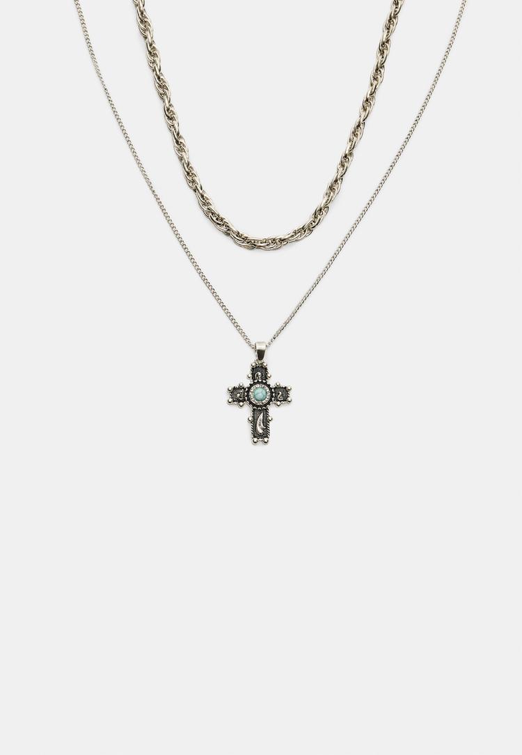 set 2 collares cruz