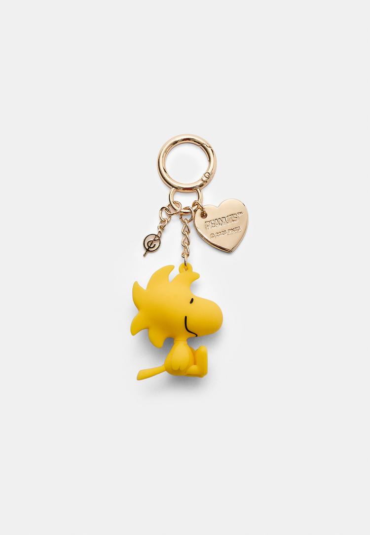 snoopy charm key ring