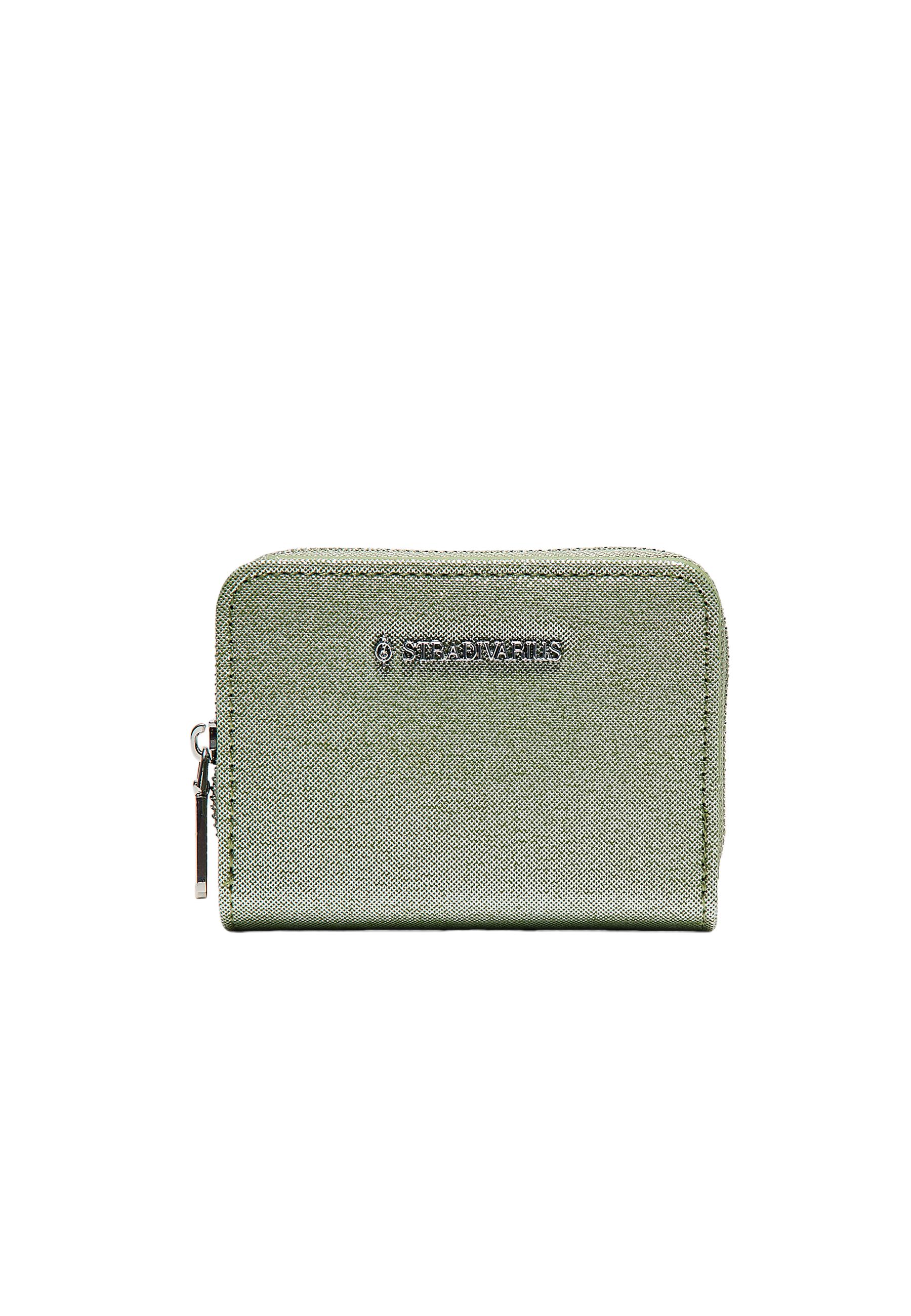 Shimmery rectangular purse — Khaki