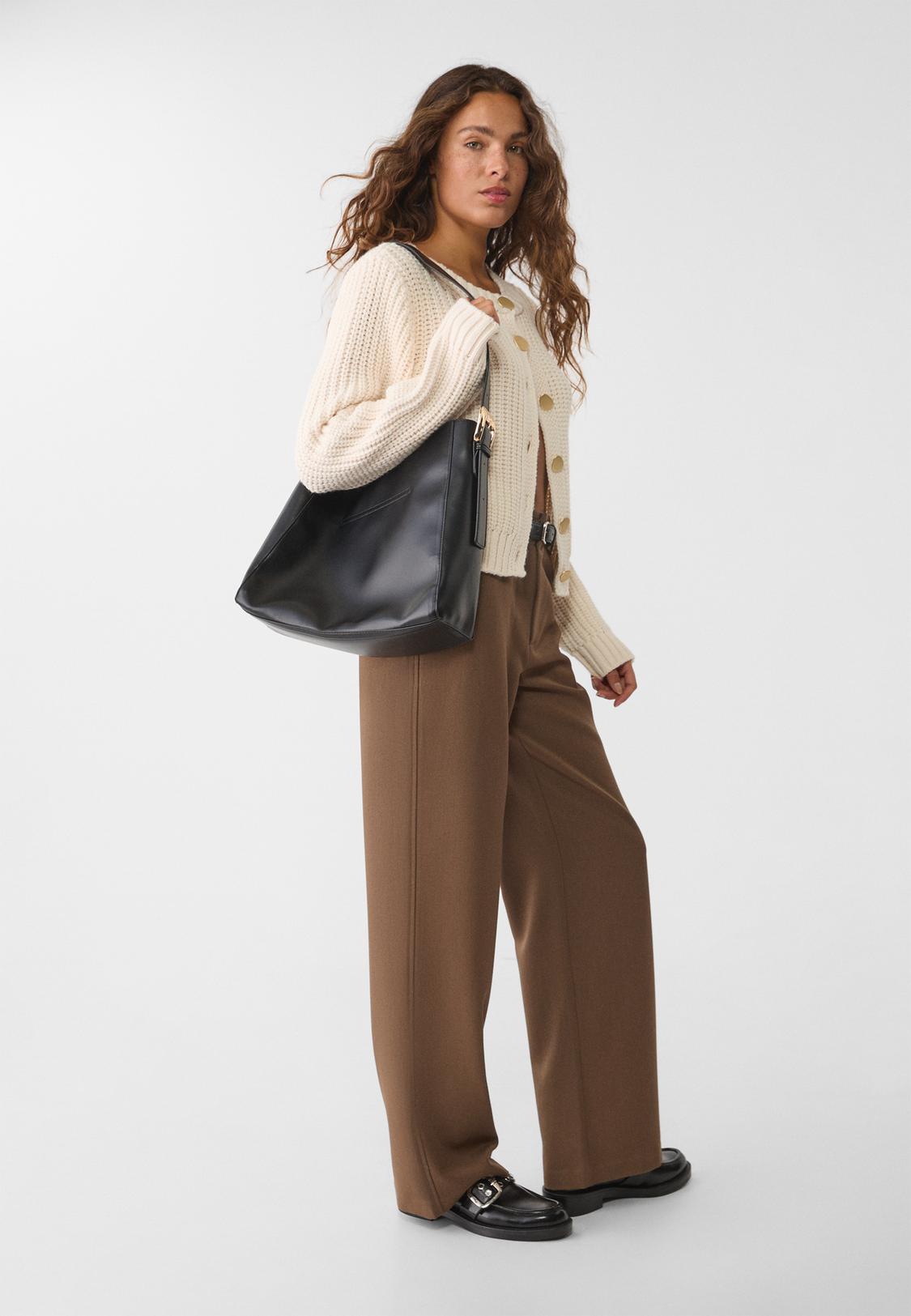 Sac porté épaule avec boucle null femme Stradivarius Luxembourg