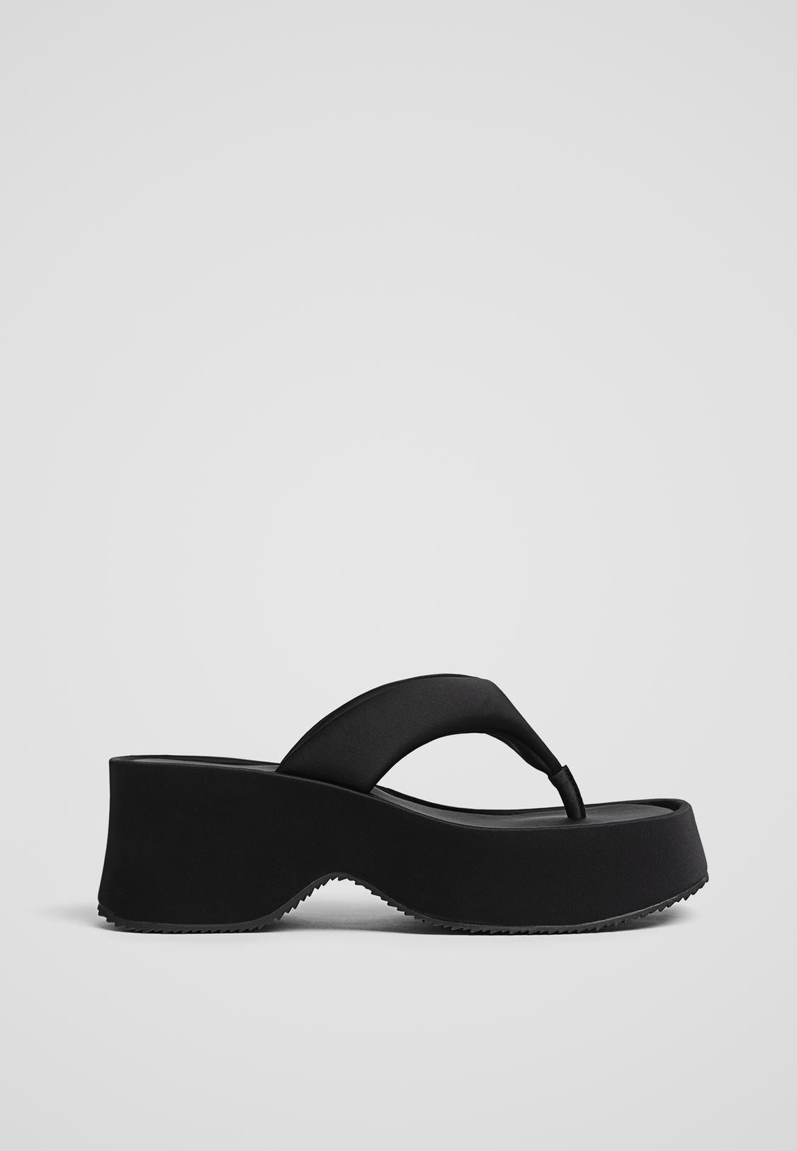 Stradivarius Rebajas Sandalias Negras Mujer Stradivarius