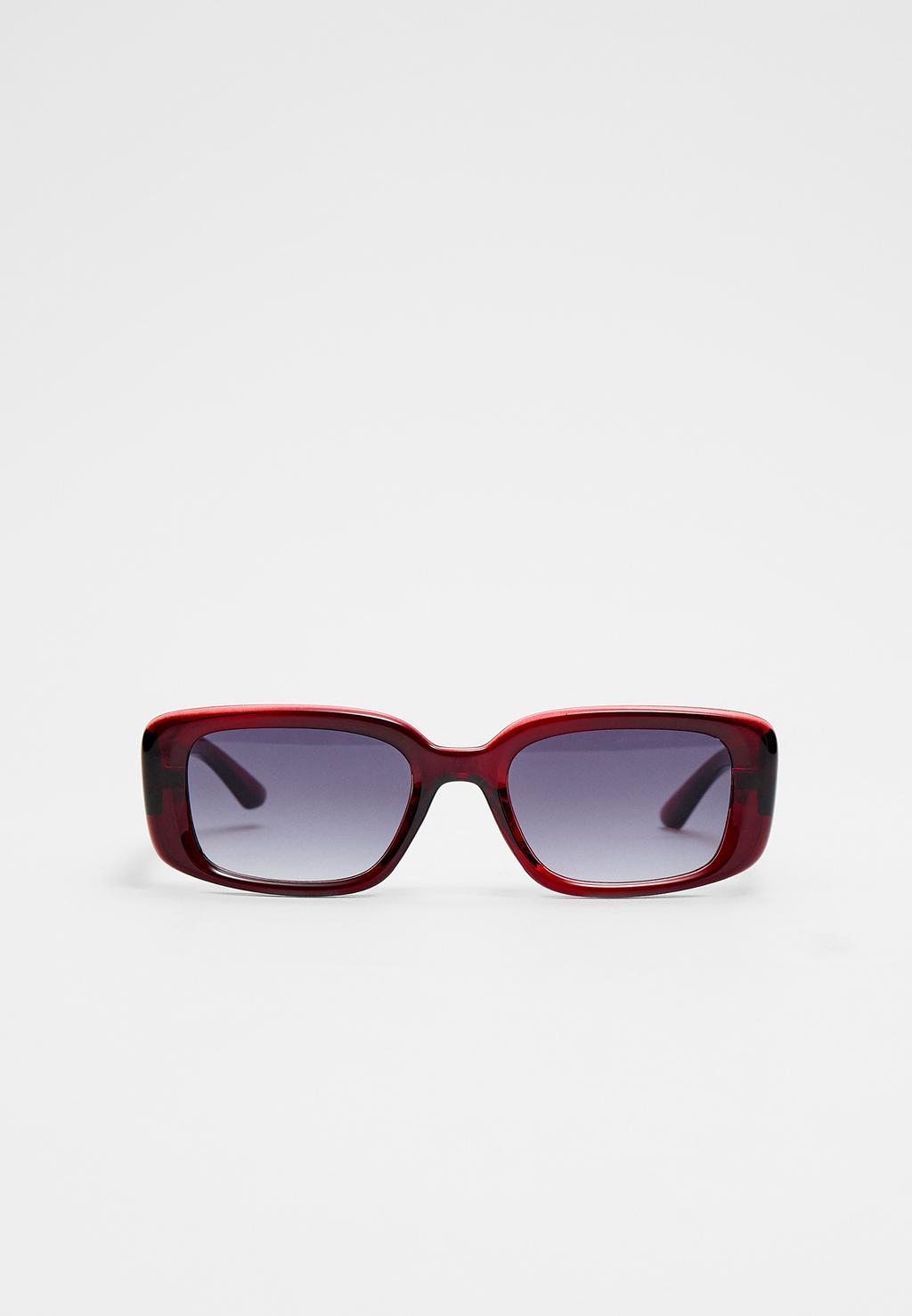 Gafas de sol rectangulares carey