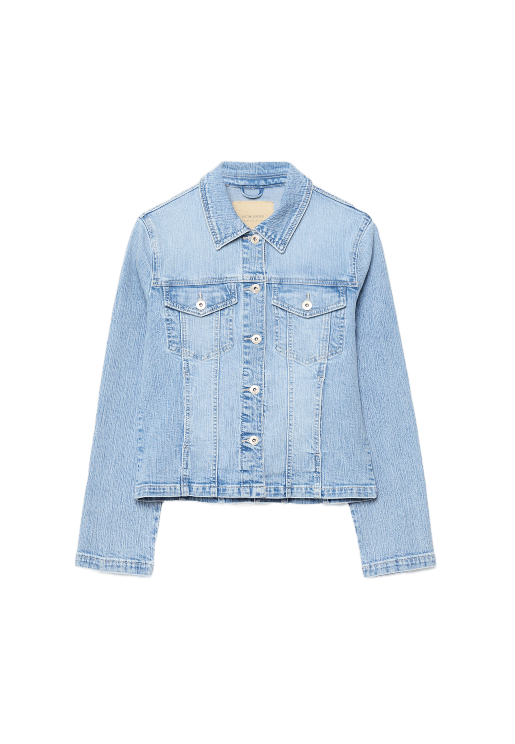 Slim fit denim jacket — MEDIUM LIGHT BLUE DENIM