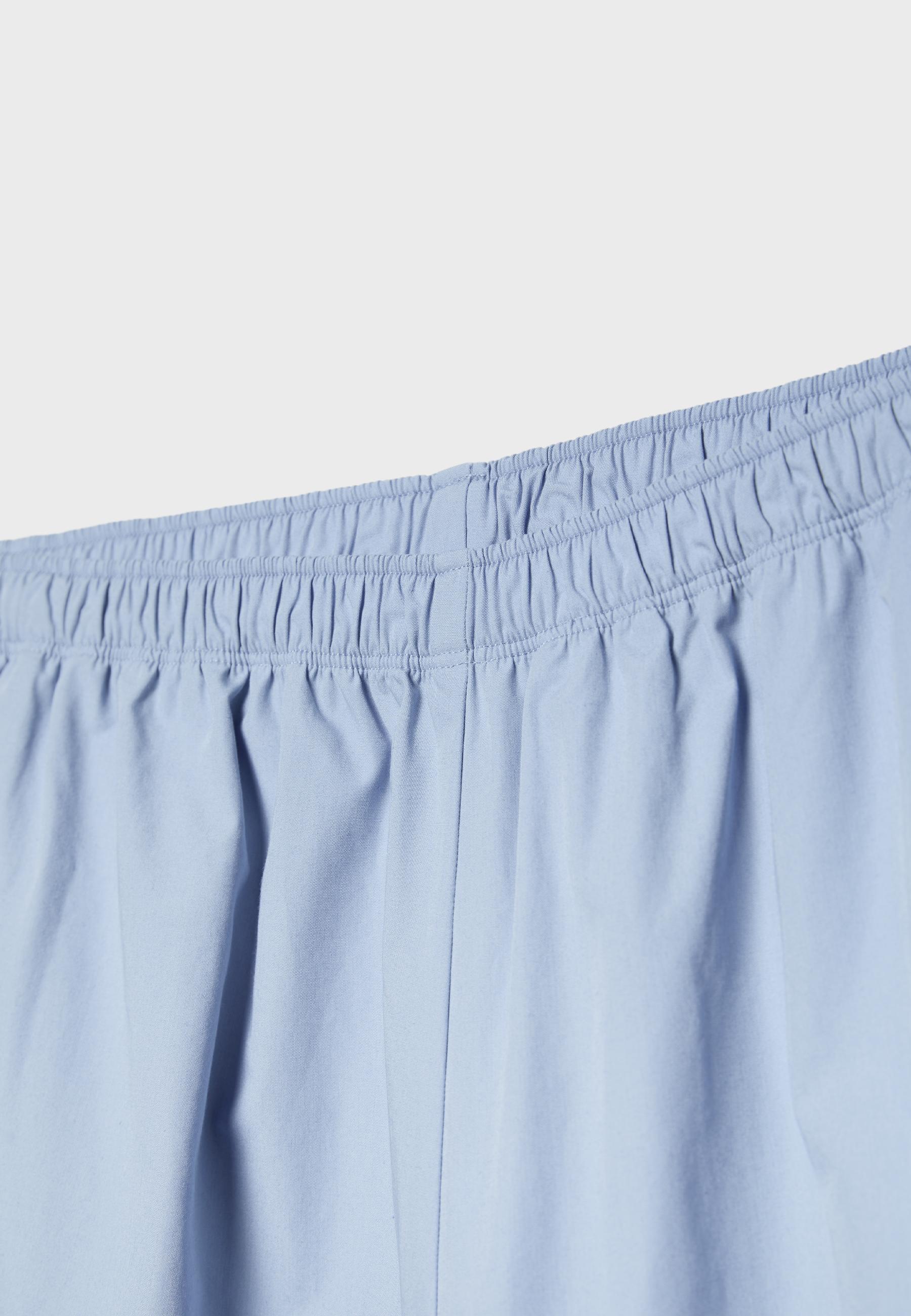 Printed voluminous trousers — Sky blue