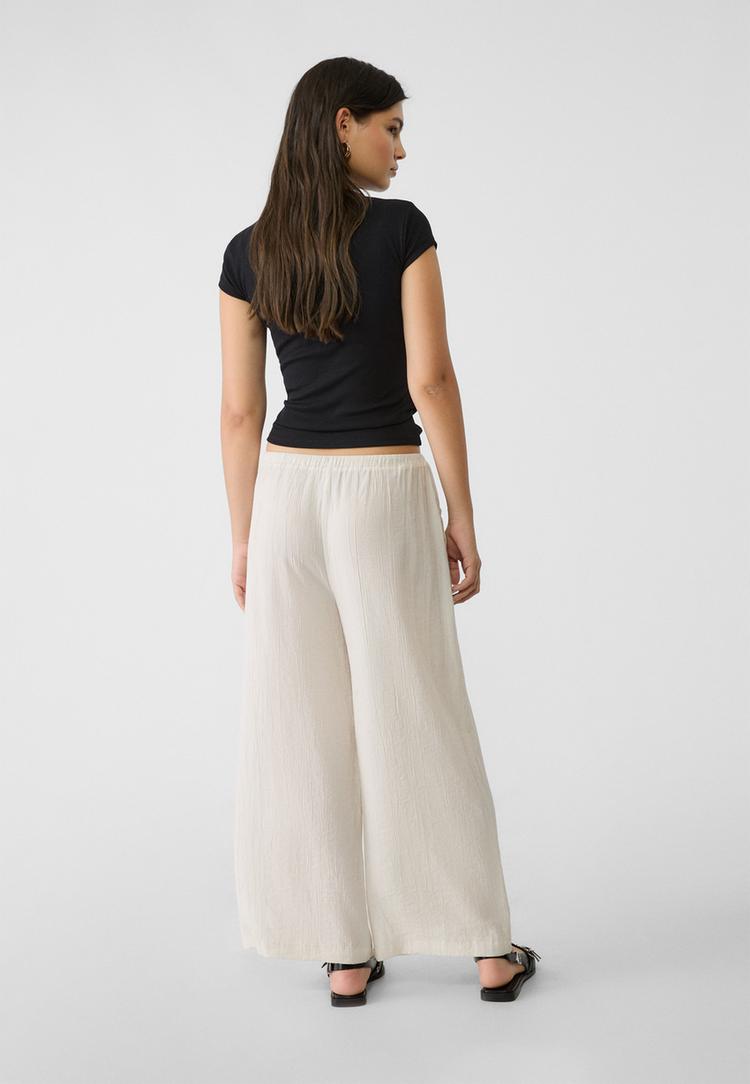 pantalon culotte fluido