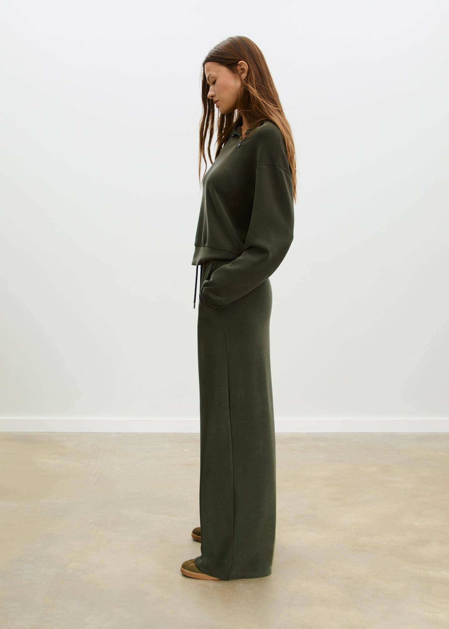 Pantalon palazzo doux au toucher