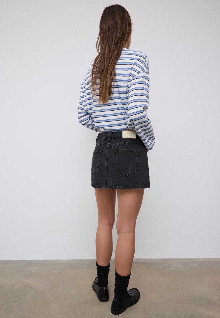 d62 falda pantalon denim