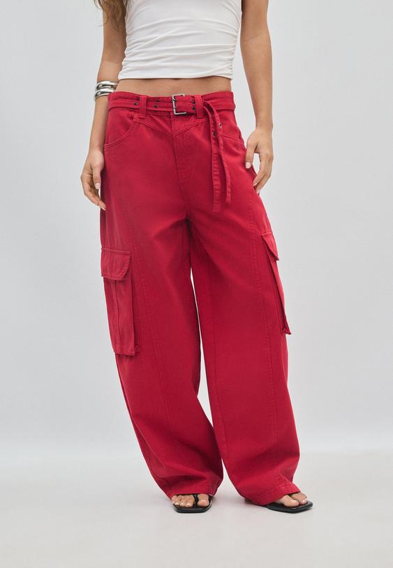 pantalon barrel cargo