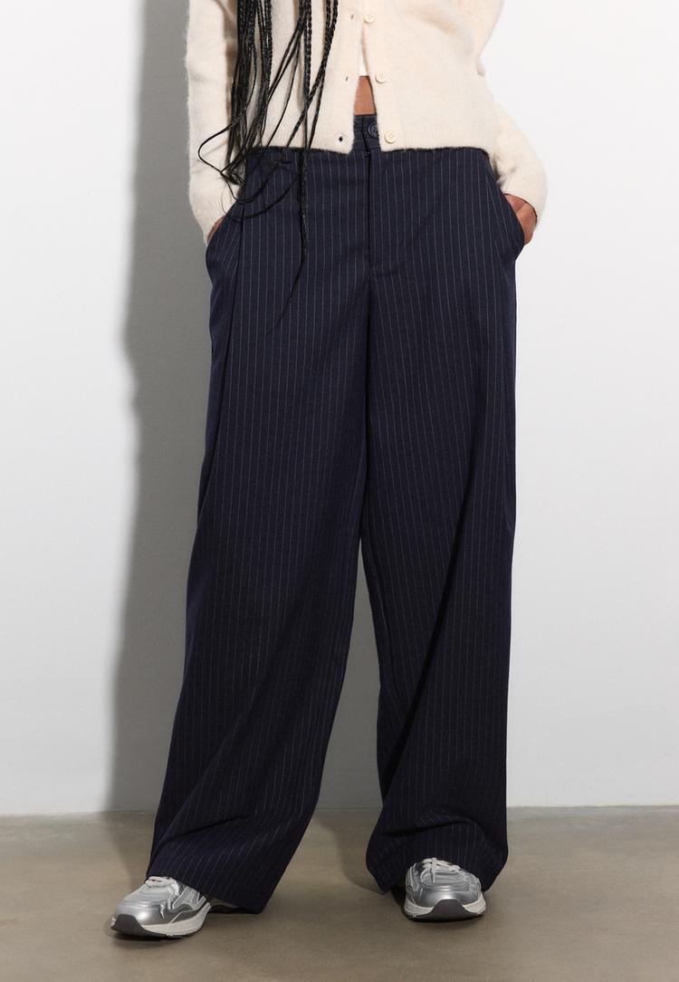 pantalon vestir pinza rayas