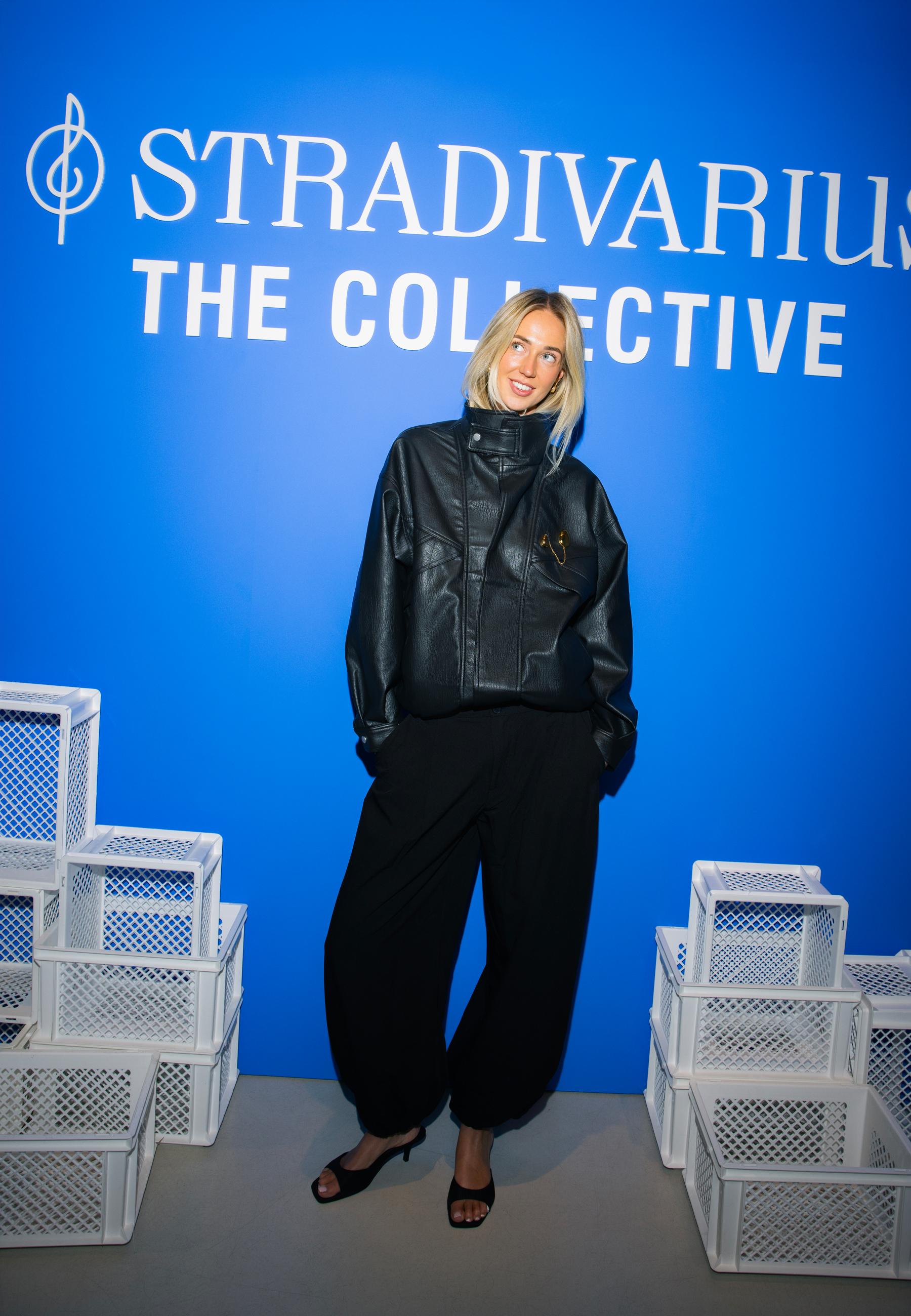 Stradivarius Oversize suni deri ceket görsel 2