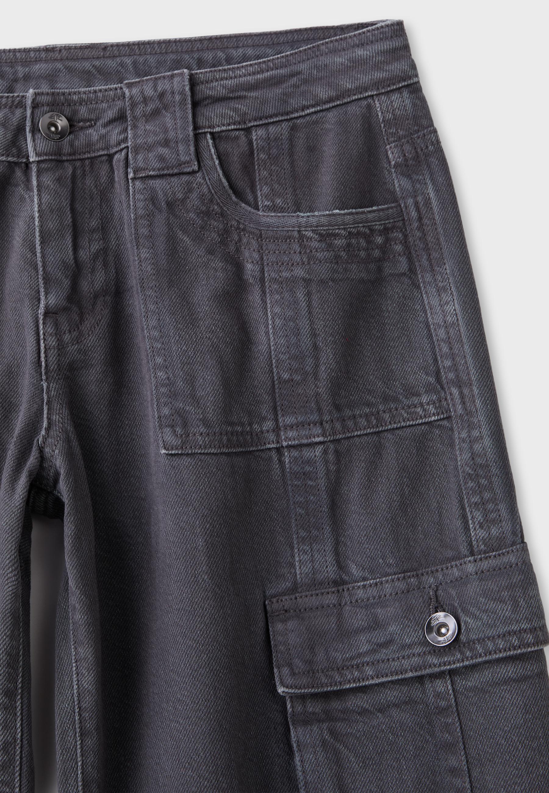 Stradivarius Düşük bel kargo pantolon görsel 4