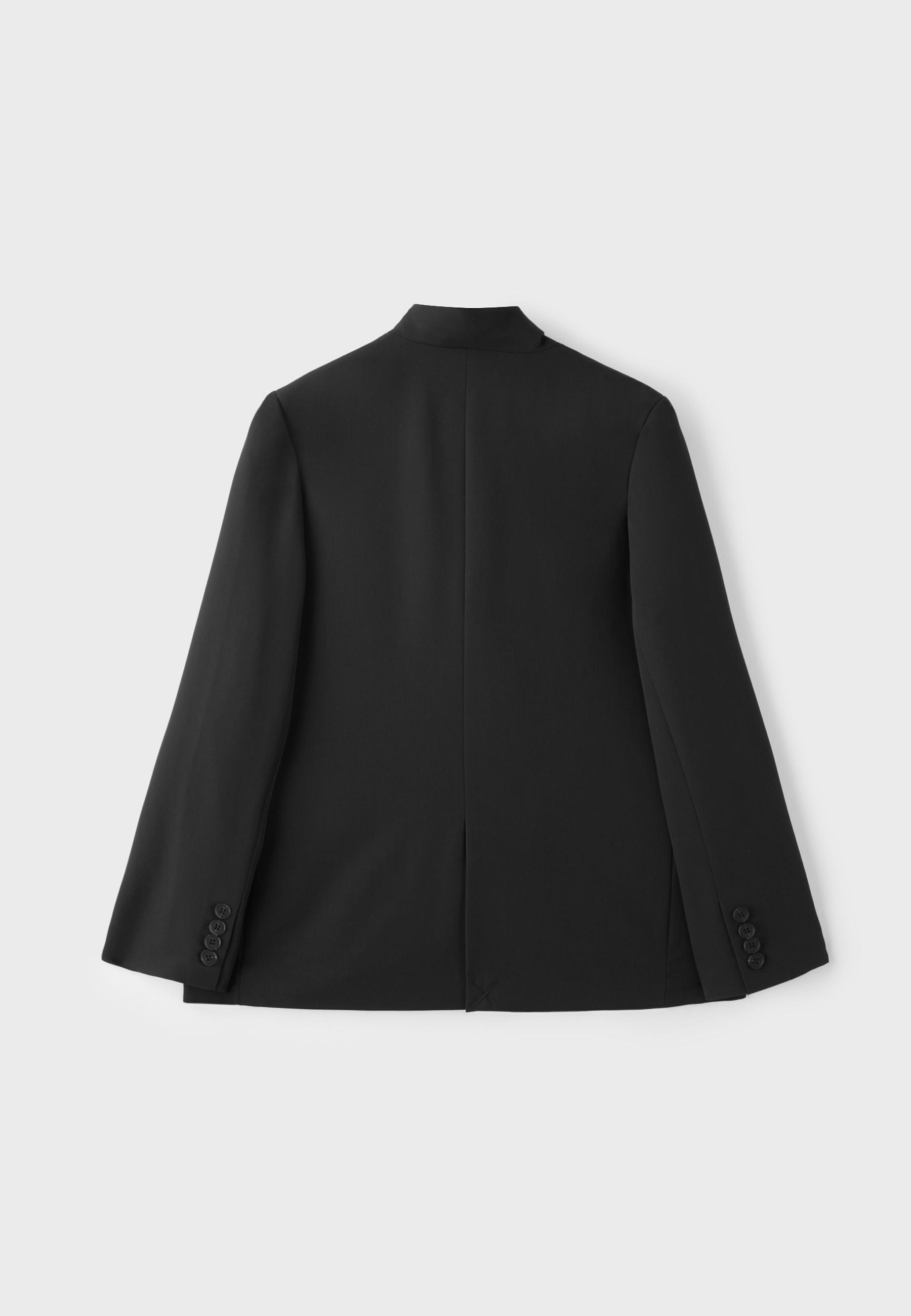 Asymmetric blazer — Black