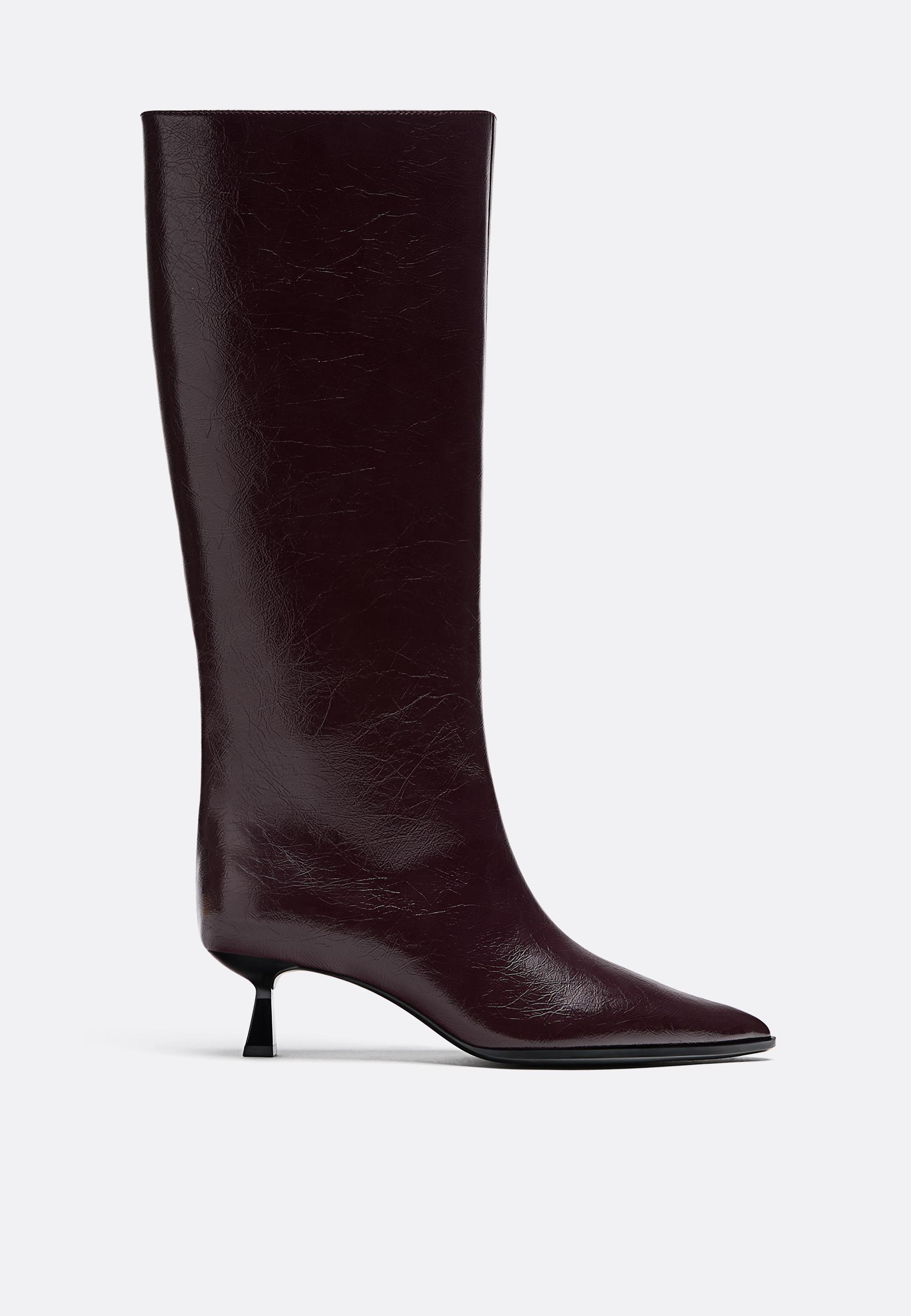 Bottes talon kitten heel