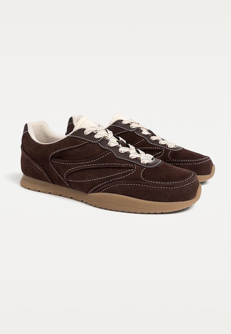 zapatillas serraje cosidos