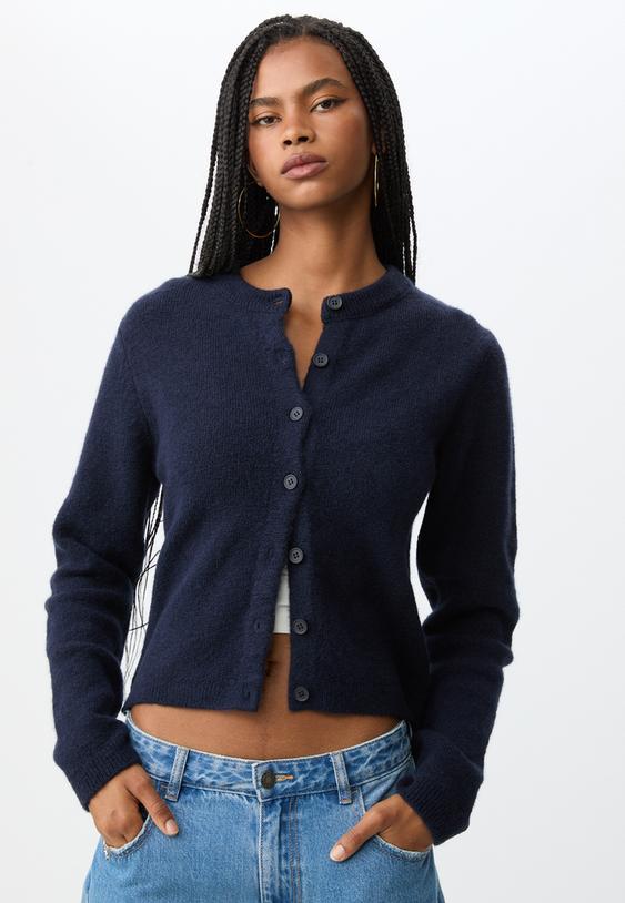 chaqueta botones punto