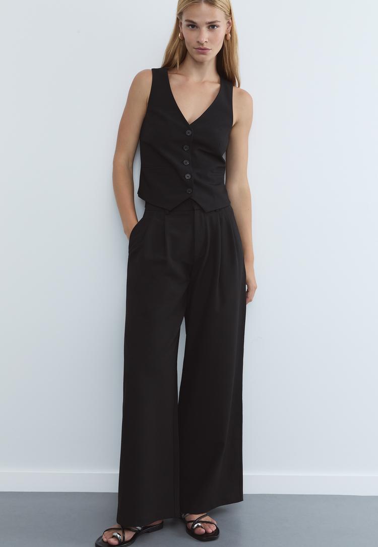 short buttoned waistcoat