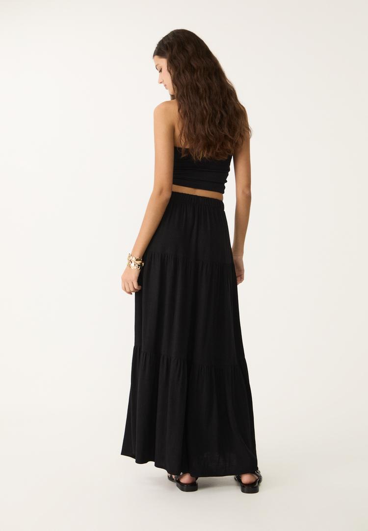 falda midi boho