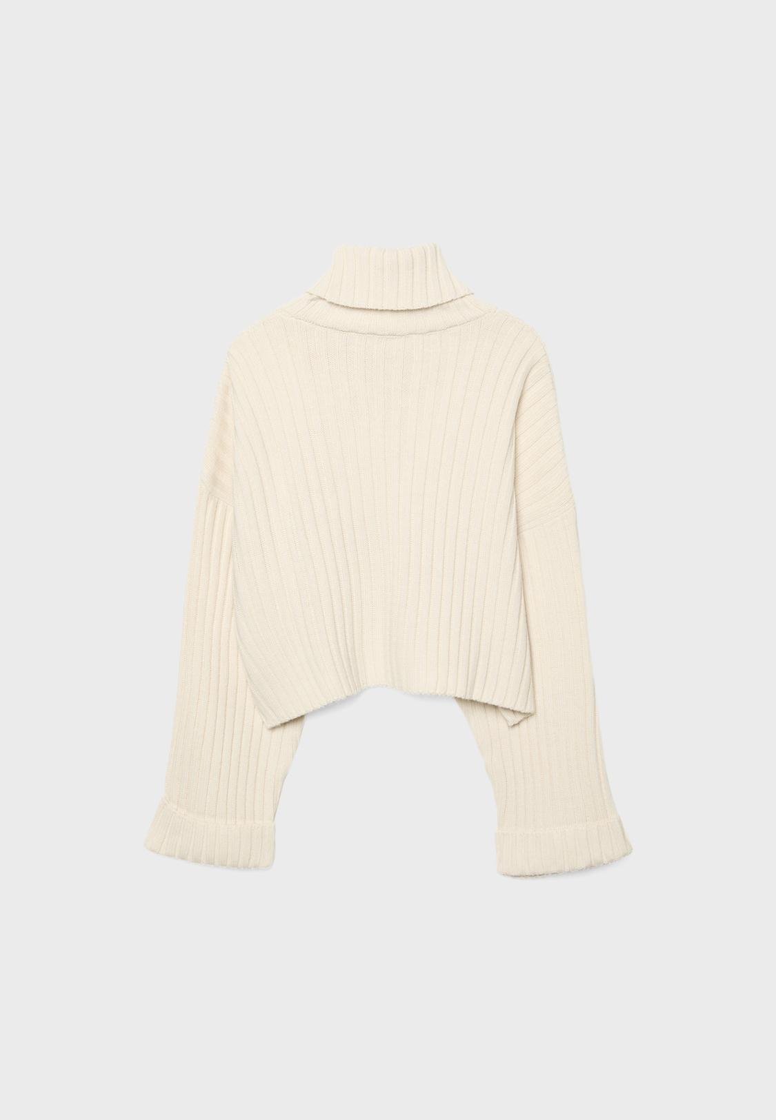 Pullover Maglioni Lunghi A Collo Alto Maglione In Maglia A Collo