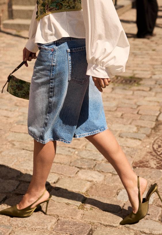 bermuda baggy in denim