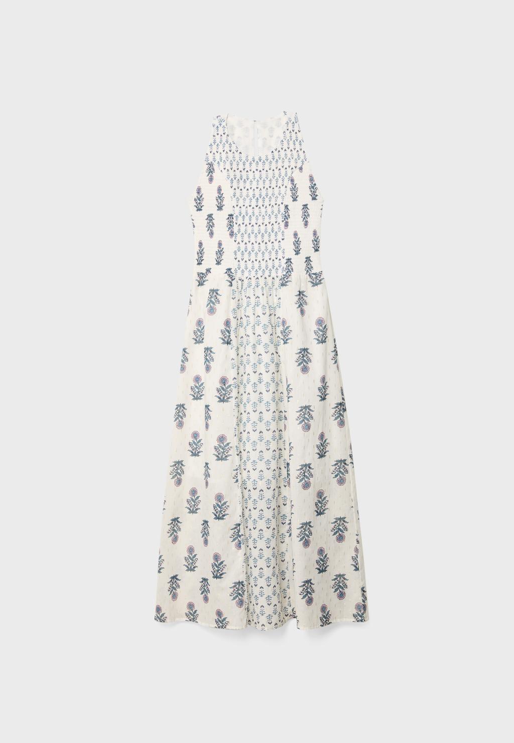 Printed midi dress