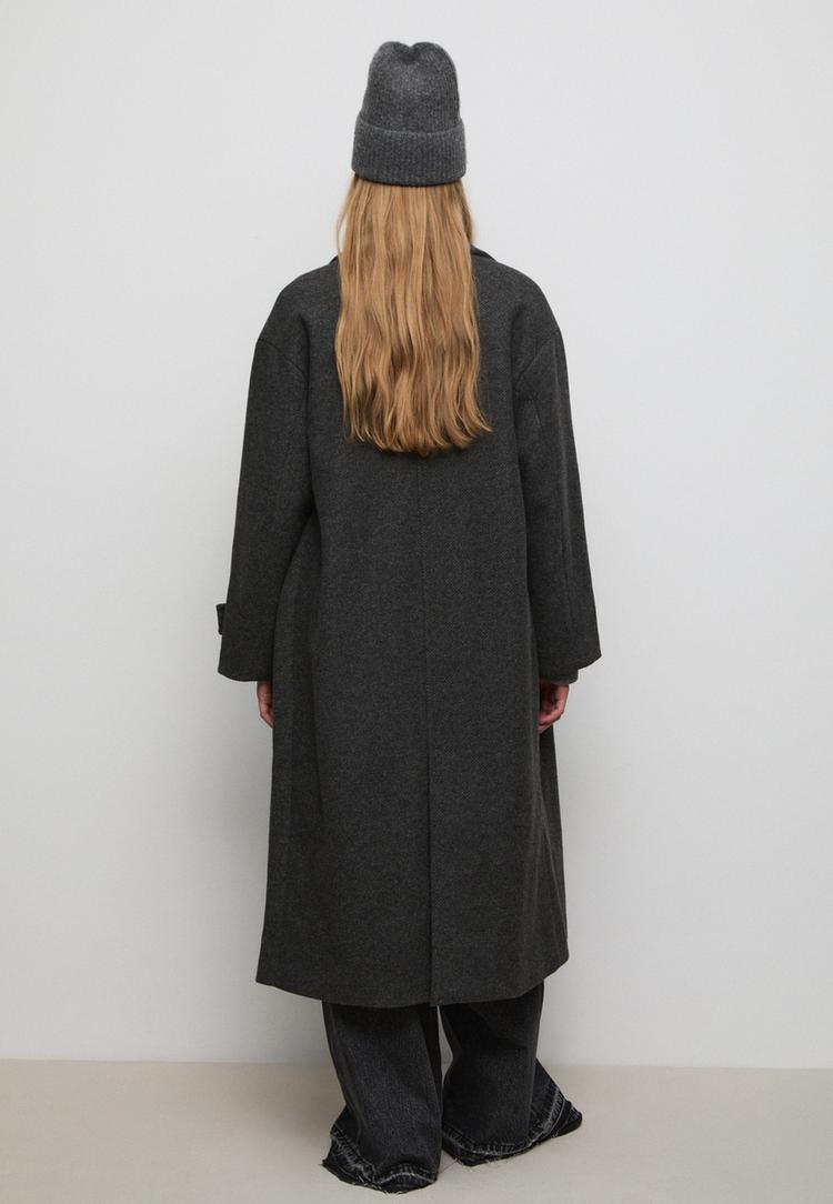 abrigo largo oversize