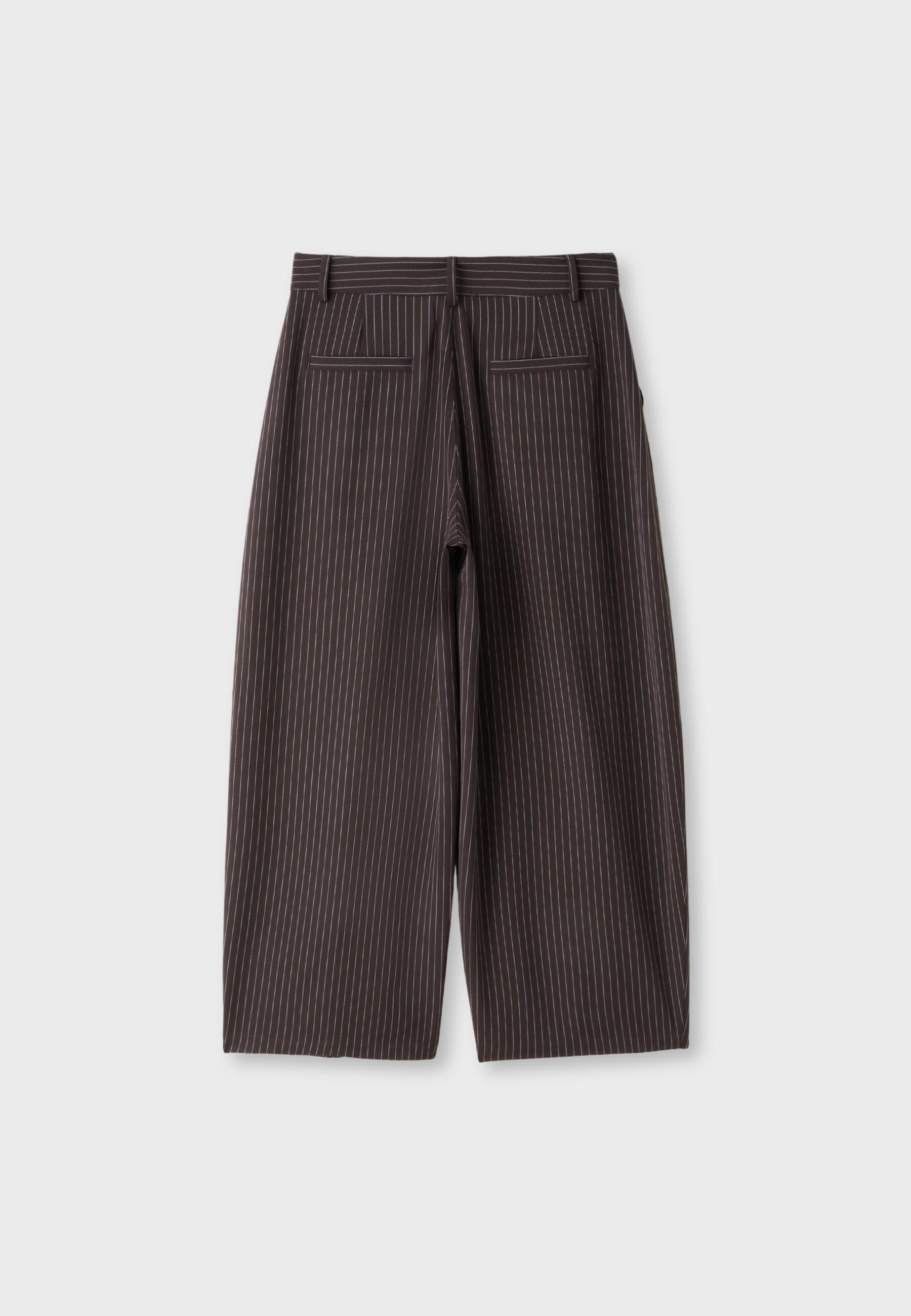 Barrel smart trousers — Brown