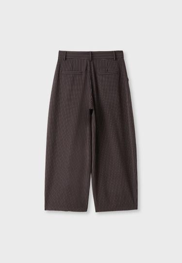 Smart barrel trousers — Brown 8