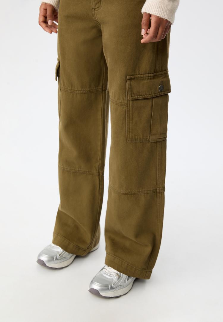 pantalon recto cargo