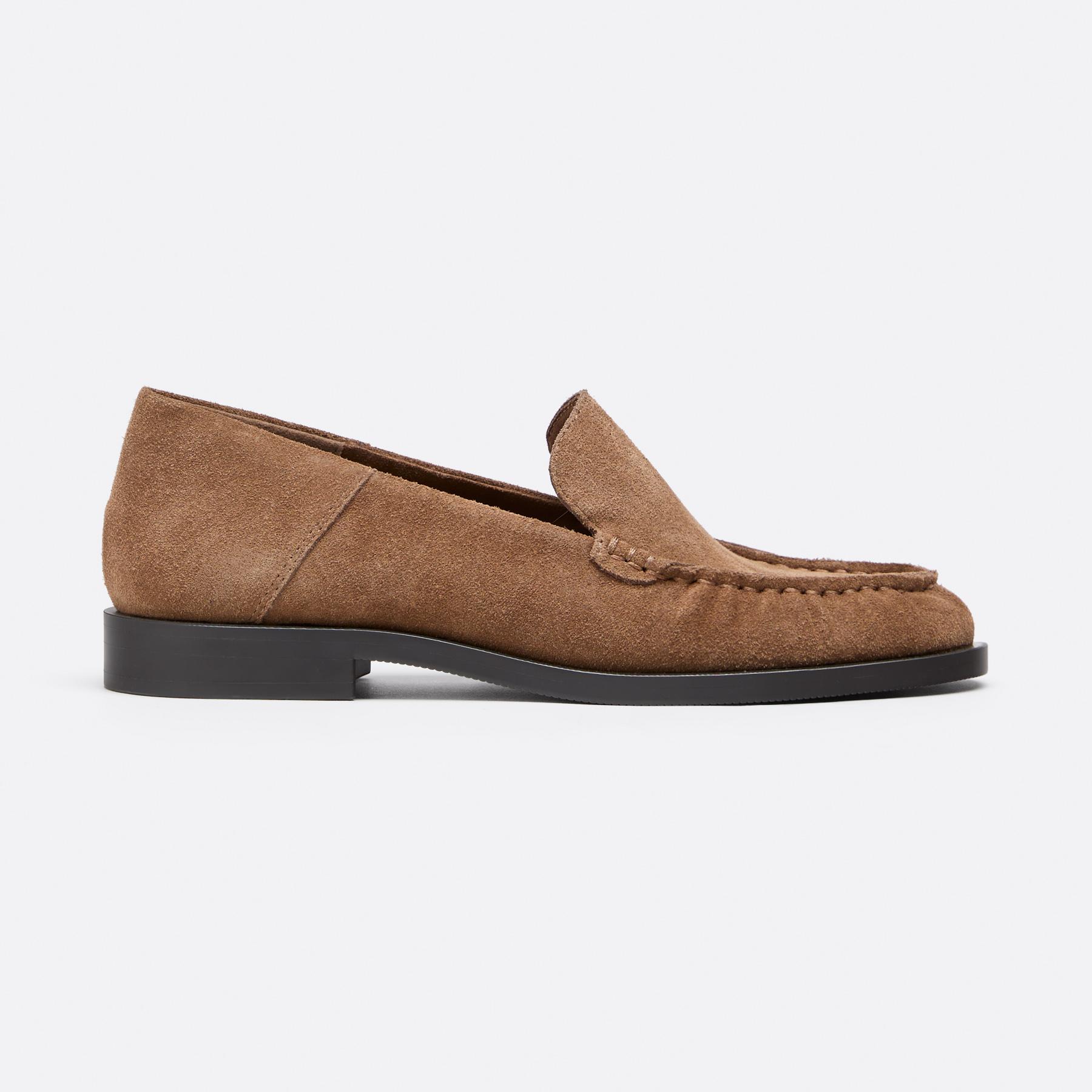 Stradivarius Büzgülü deri loafer görsel 2