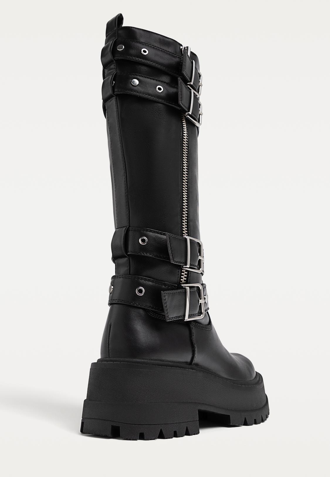 Militares Mujer Zara Botas Militares Con Perlas Zara Botas Planas