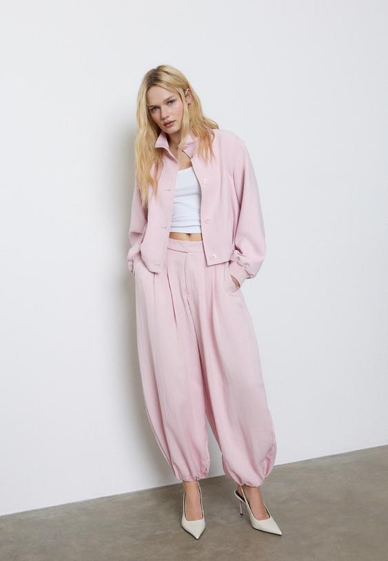 Napihnjena Jakna Z Visokim Ovratnikom