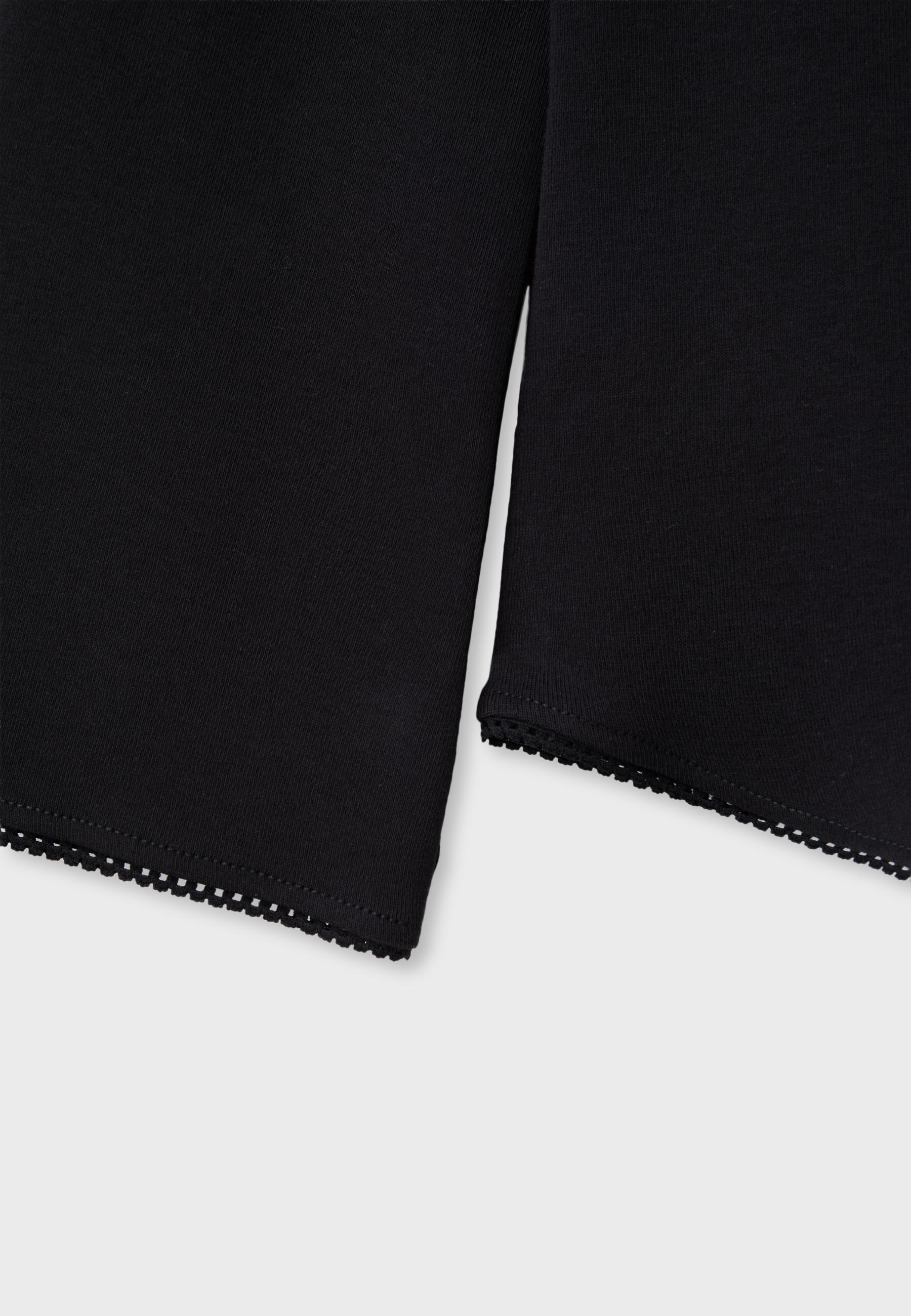 Boat neck T-shirt — Black