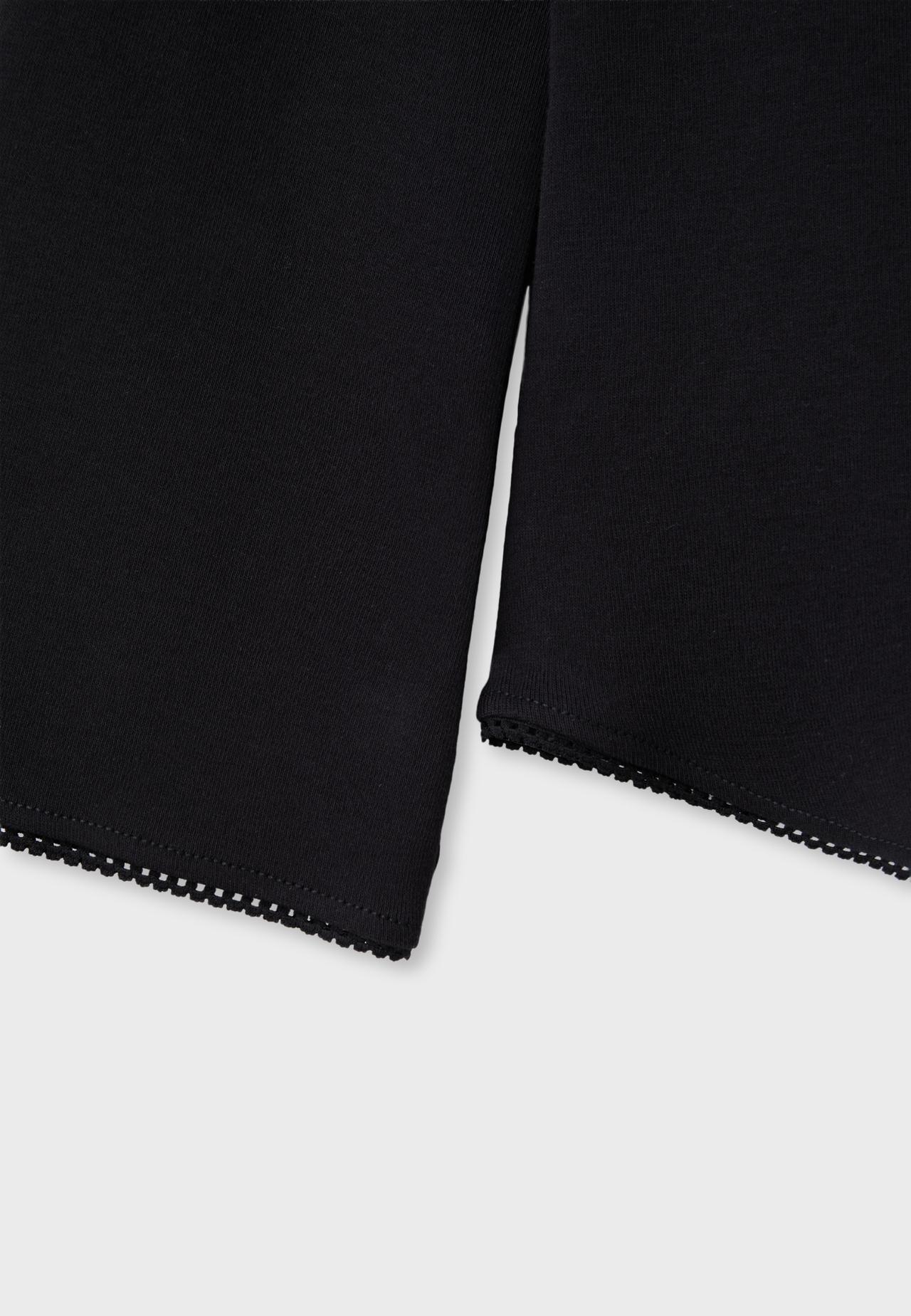 Boat neck T-shirt — Black